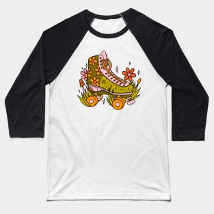 Capricorn Roller Skate Baseball T-Shirt